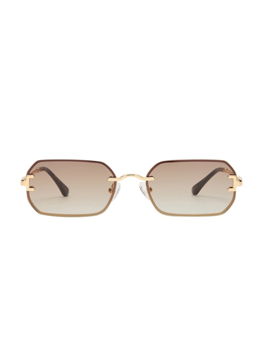 Mila sunglasses in gold & brown Grad